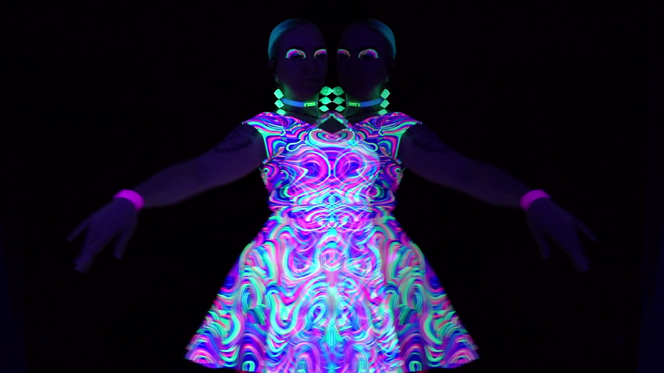 Squiggle Wiggle Minis Pack - Blacklight Party Visuals